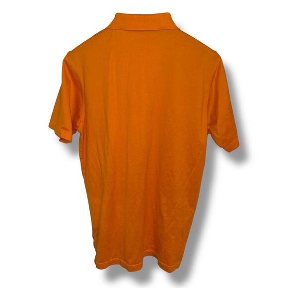 Peter Millar University Orange Mercerized Corton Golf Polo Shirt S - Picture 8 of 8